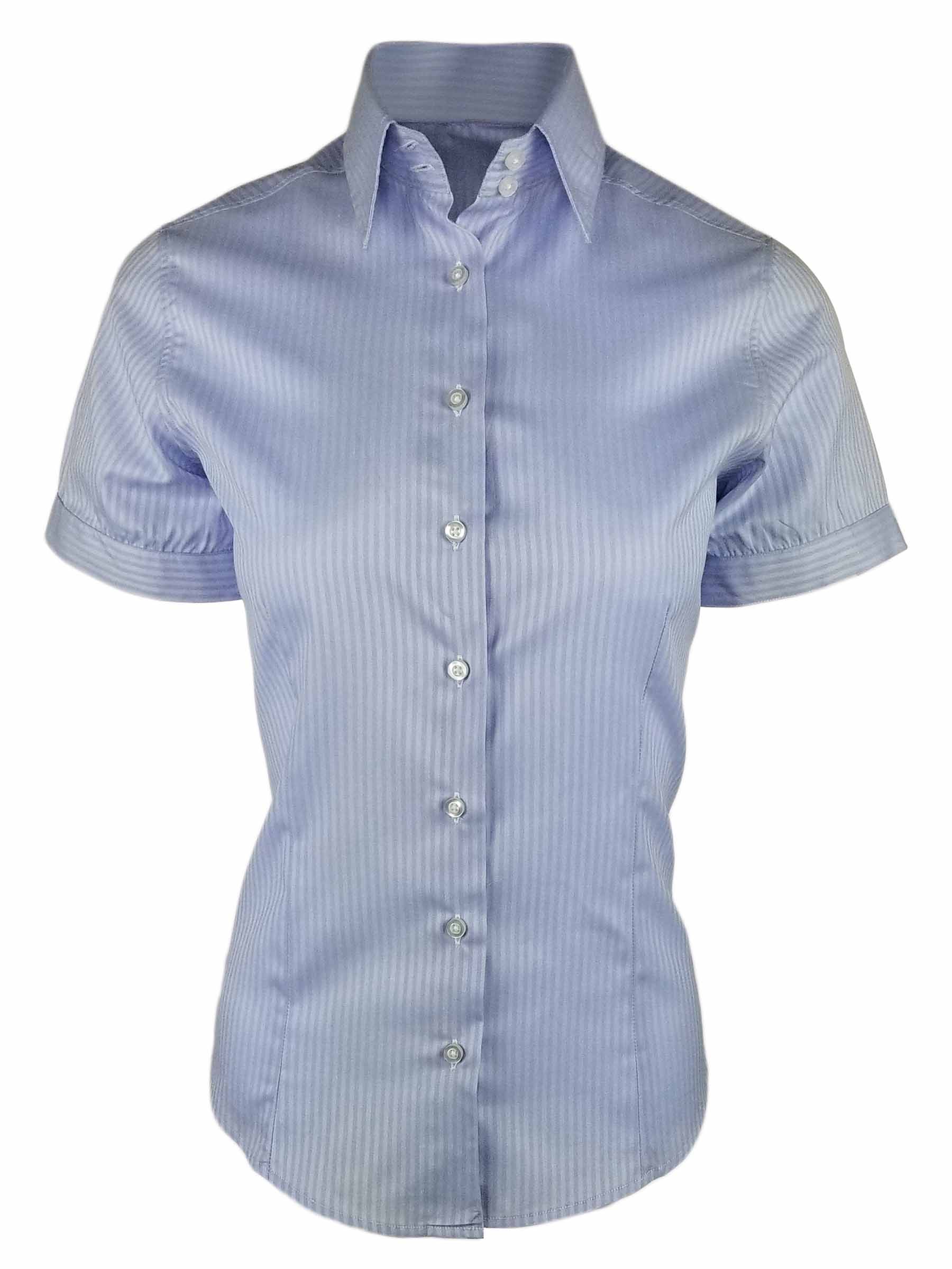 blue stripe shirt women