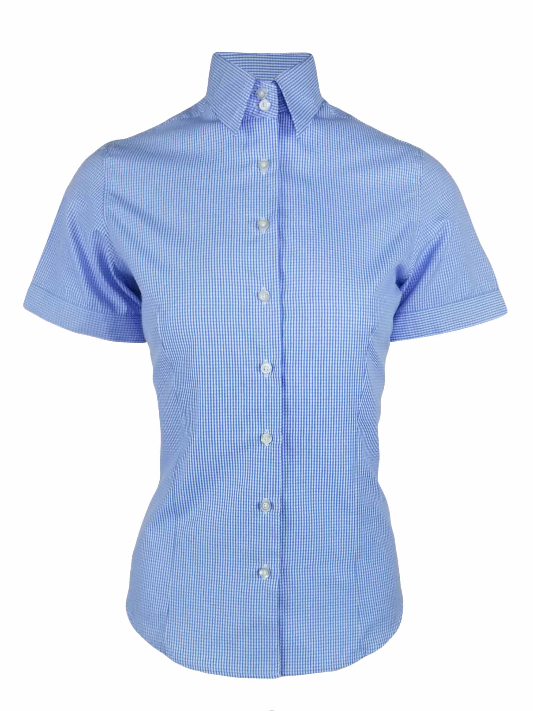 light blue gingham shirt women's