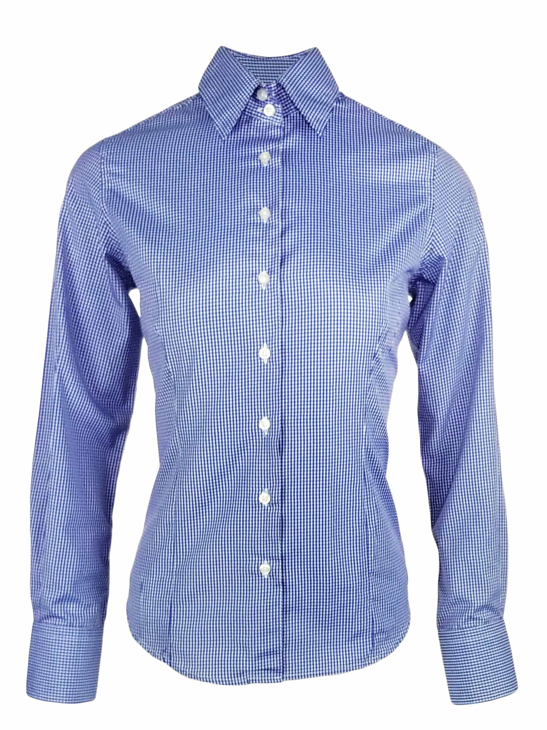 light blue gingham shirt women's