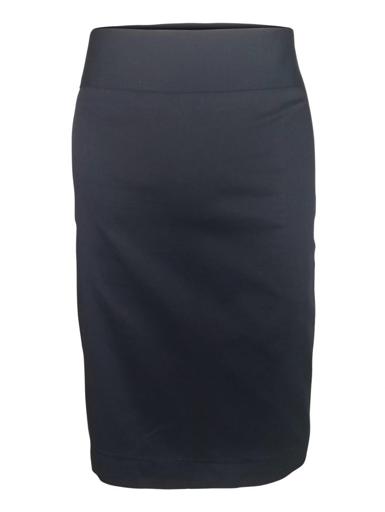 Straight Cotton Custom Skirt - Navy - Uniform Edit