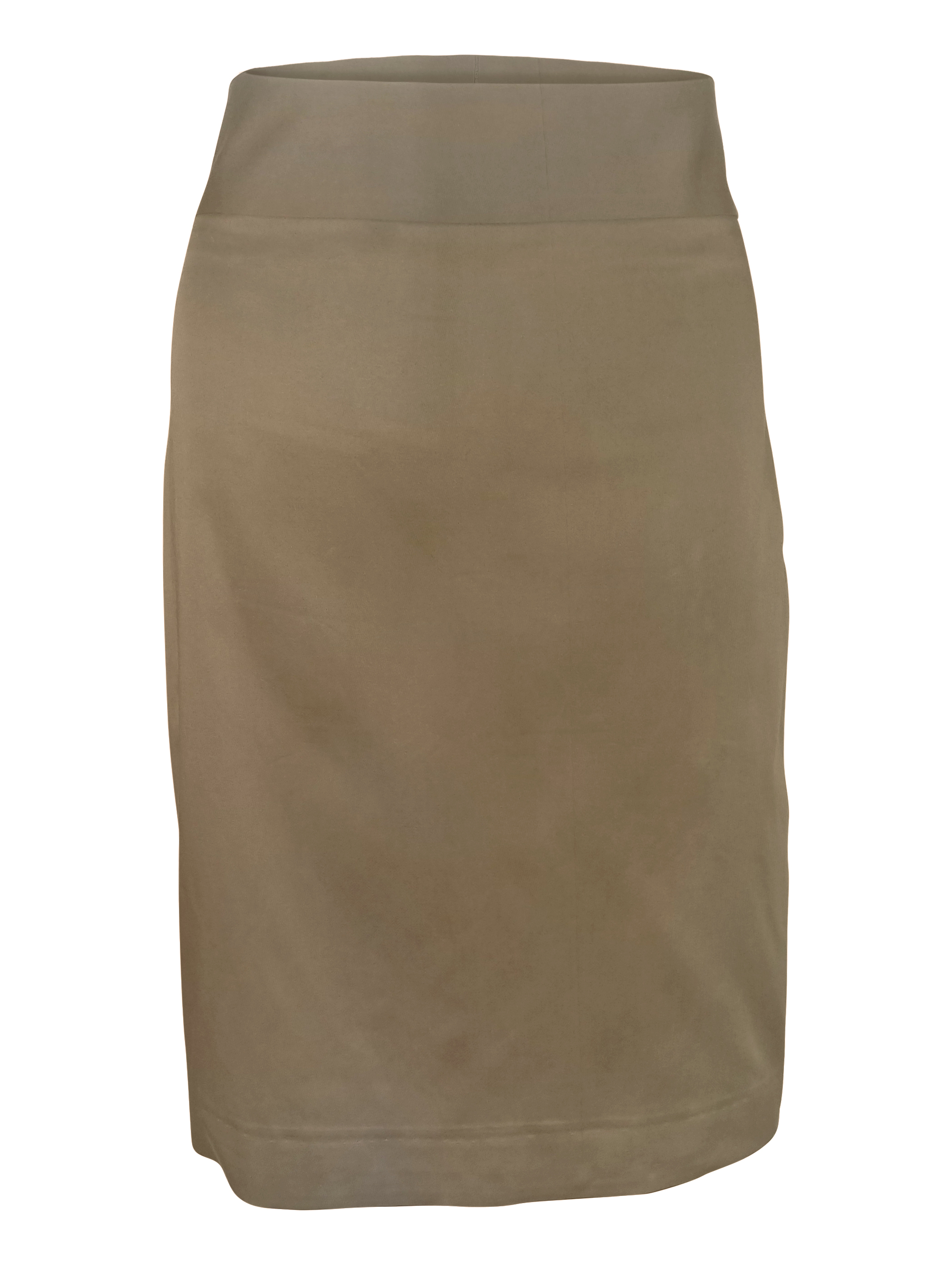 Straight Cotton Custom Skirt - Sand - Uniform Edit