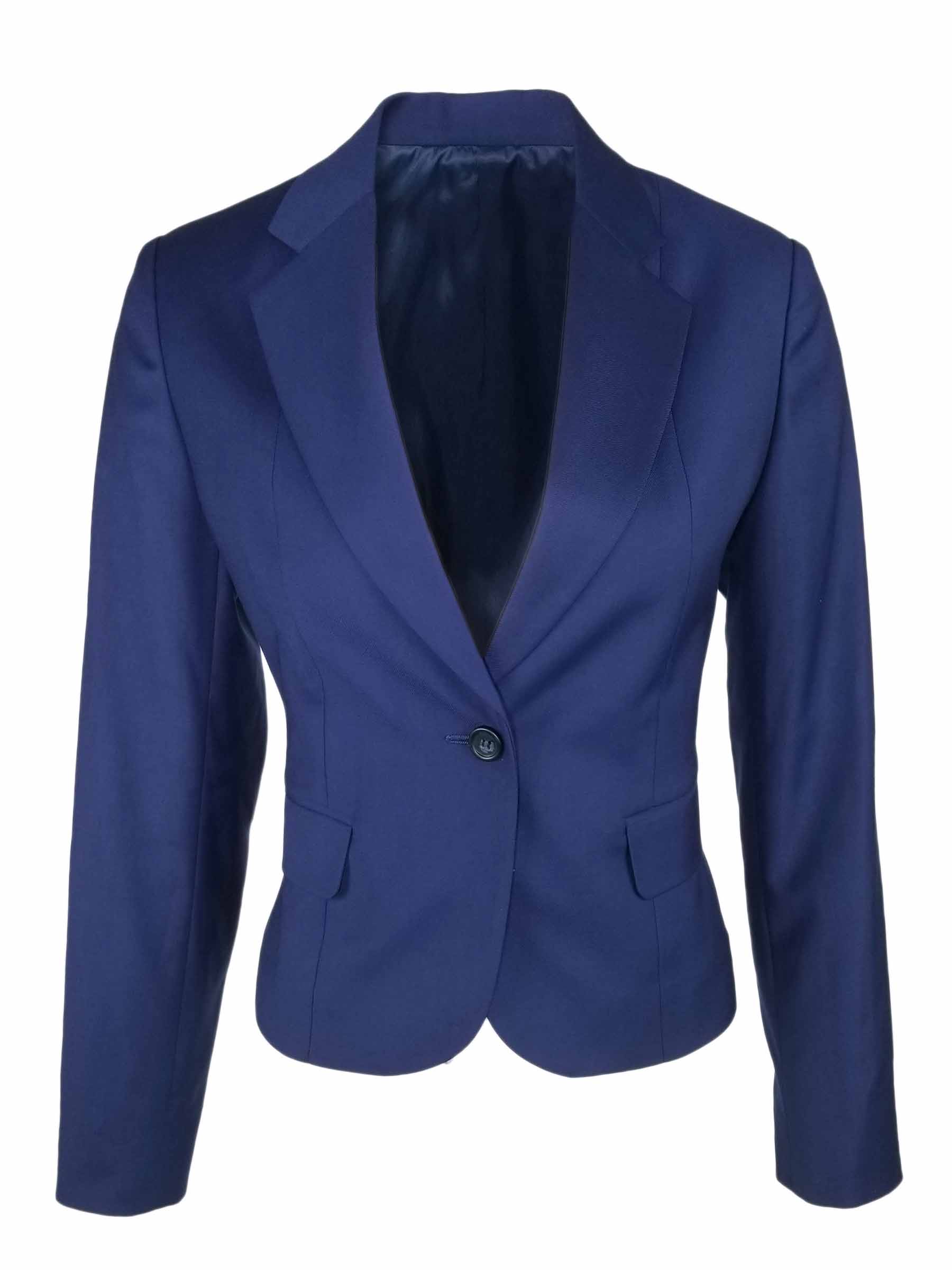 Women's Crop Jacket - Royal - Uniform Edit