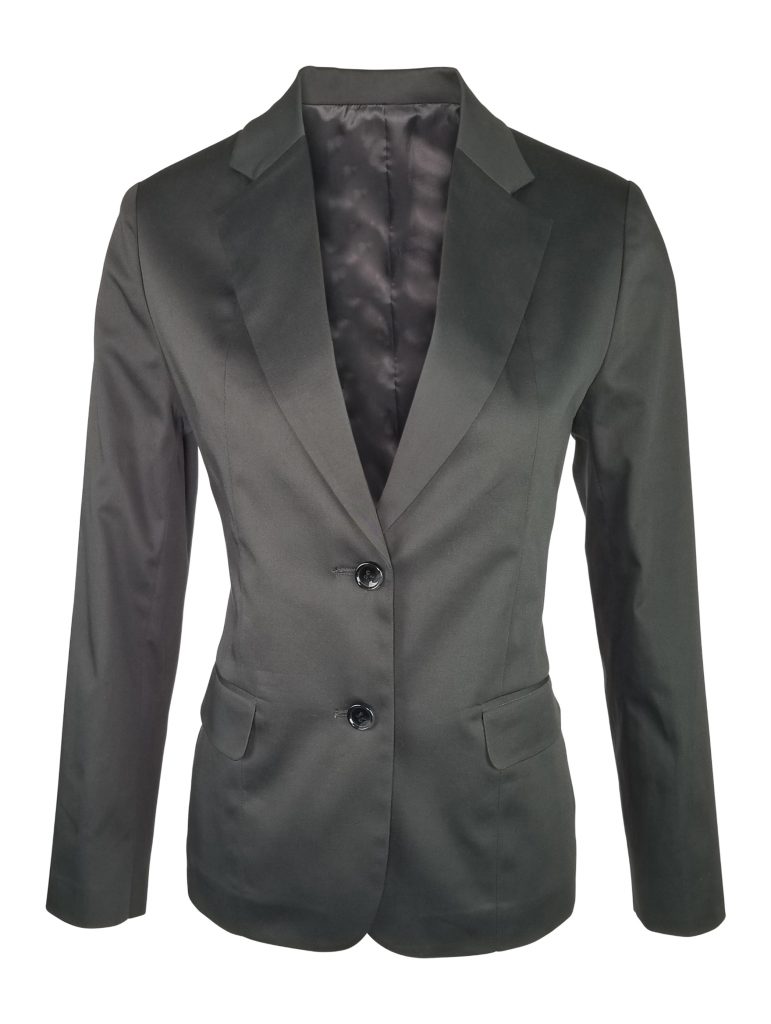 Women's Cotton Jacket - Charcoal - Uniform Edit