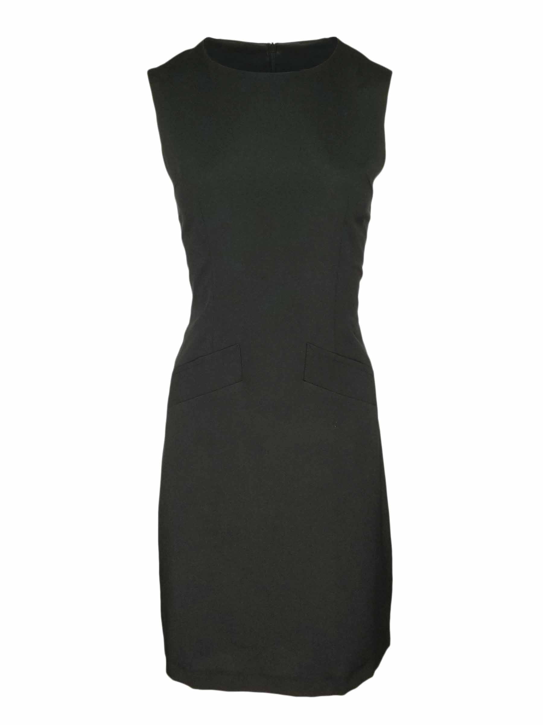 Giorga Sleeveless A-Line Dress - Black - Uniform Edit