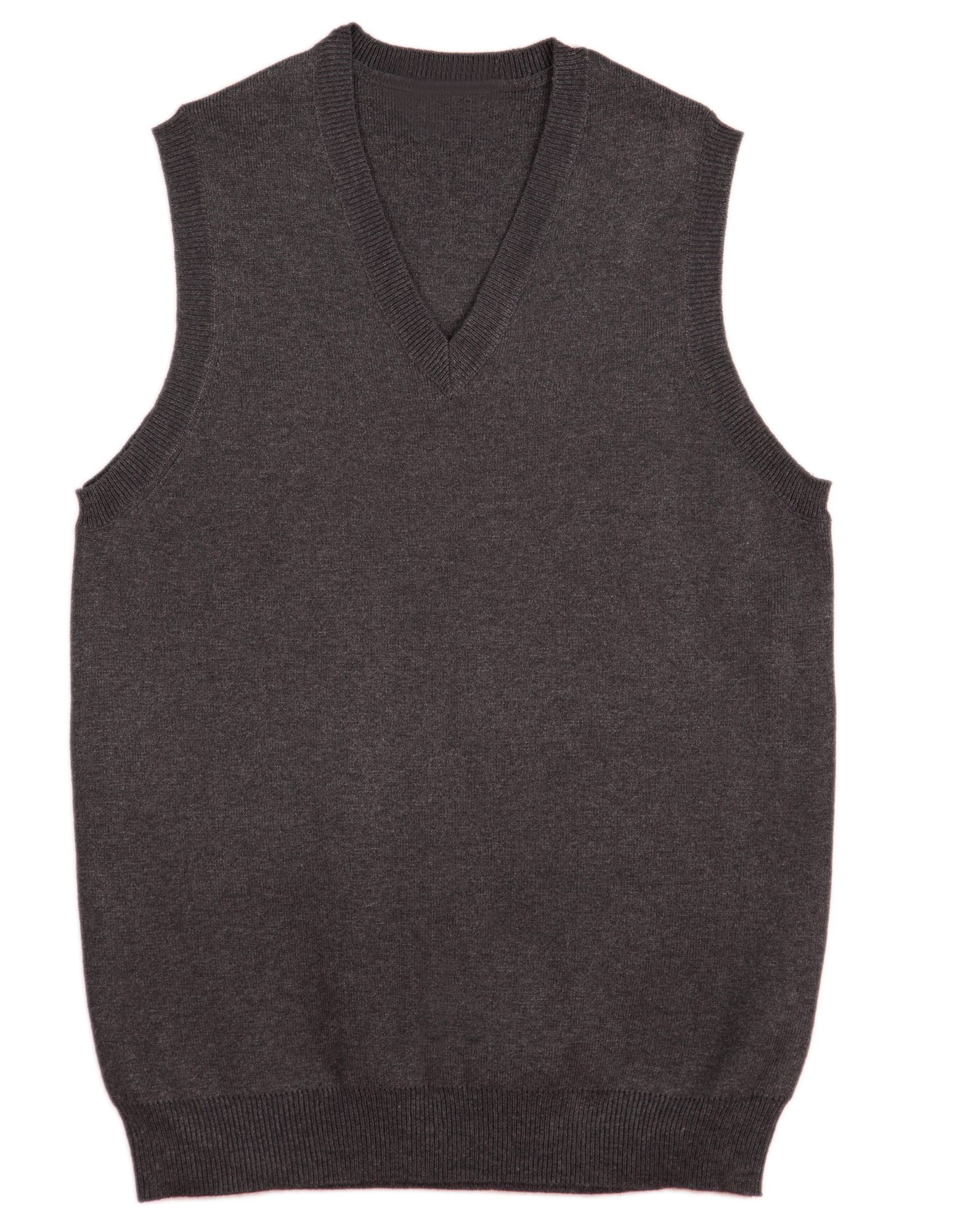 Women's Knitwear Vest - Charcoal - Uniform Edit