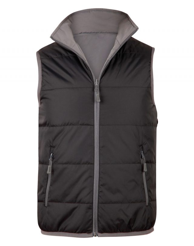 Women's Reversible Vest - Black/Grey - Uniform Edit