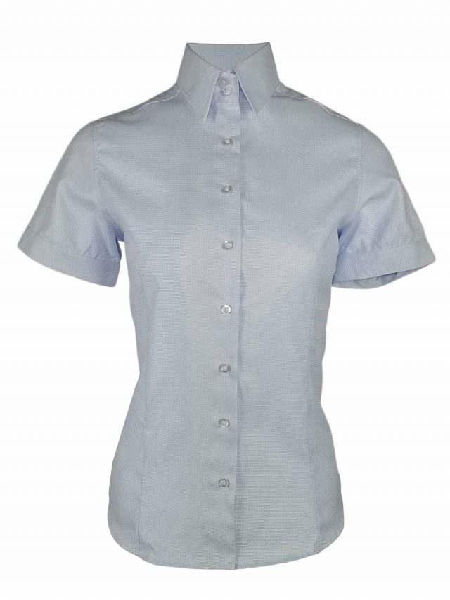 Women's Micro Blue Spots - Short Sleeve - Uniform Edit