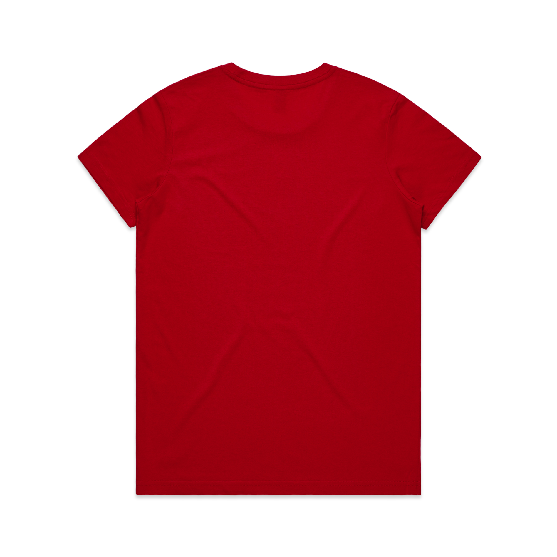 Men's and Women's AS Colour Staple Crew Neck Tee Red - Uniform Edit