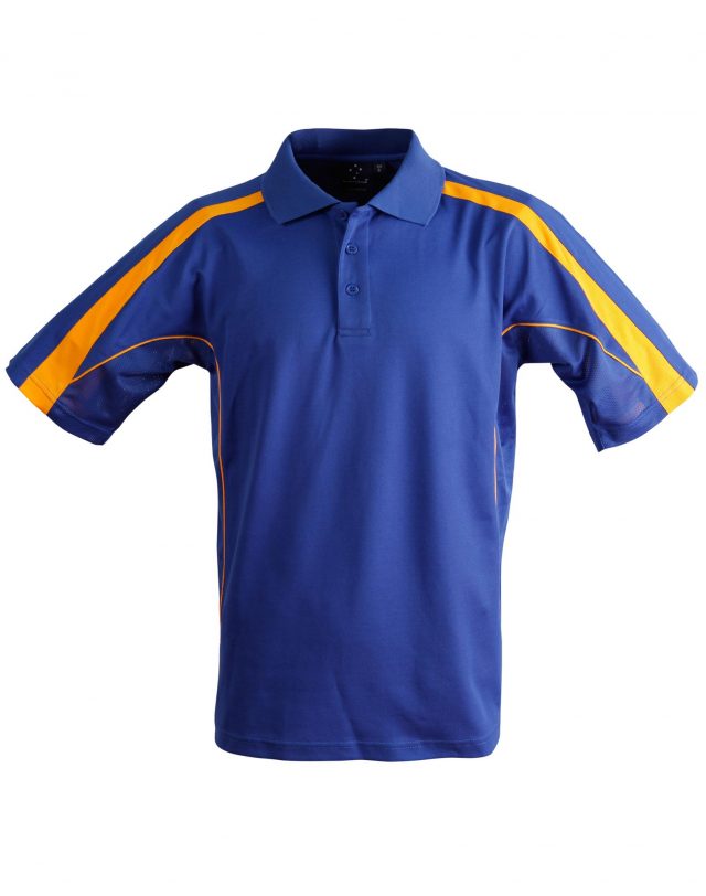 gold polo uniform shirts