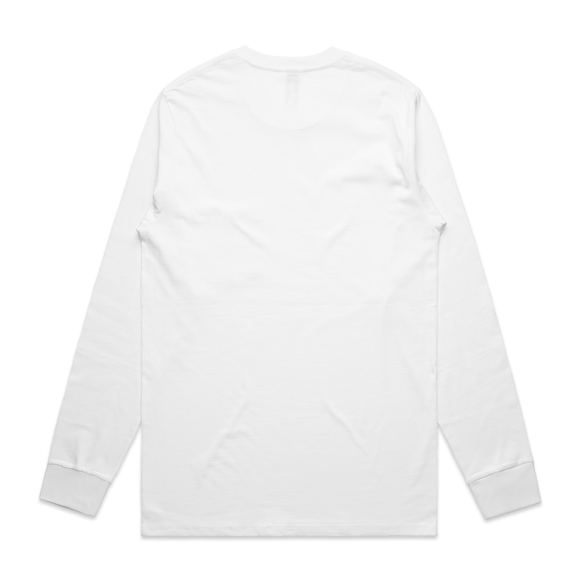 Men's AS Colour Classic Long Sleeve Tee - White - Uniform Edit