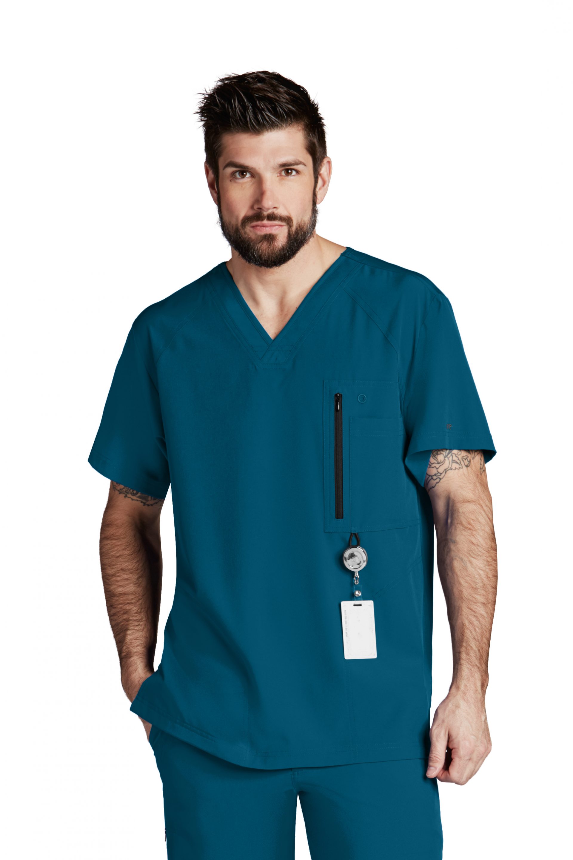 Mens Barco One Amplify Scrub Top – Bahama - The Uniform Edit