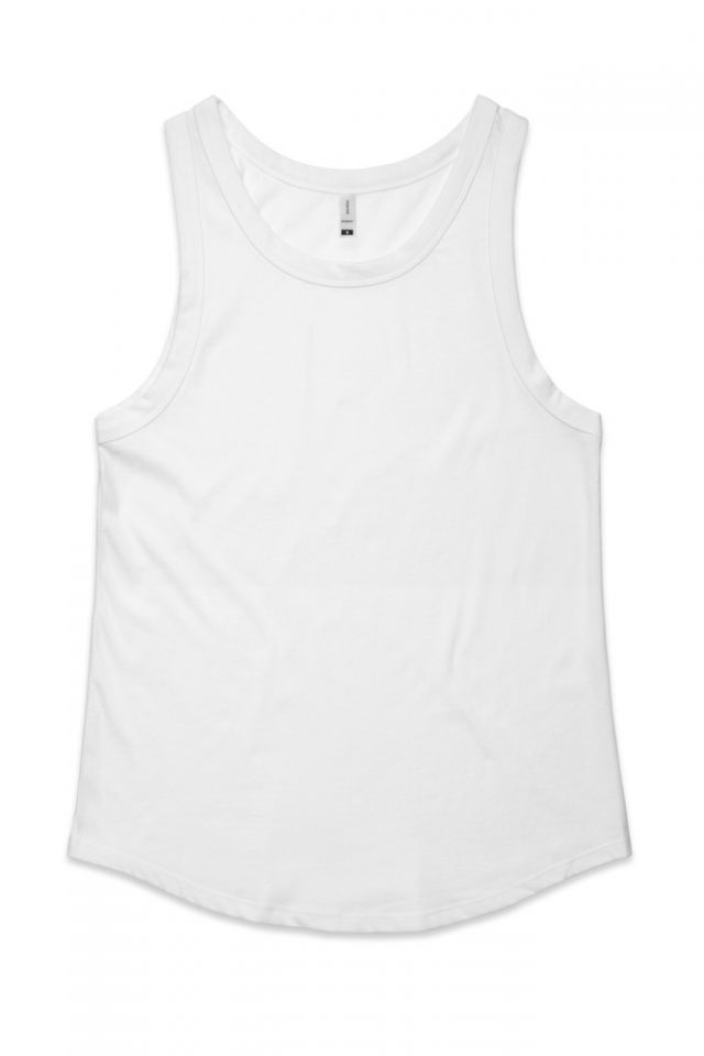 Women's AS Colour Sunday Singlet - White - Uniform Edit