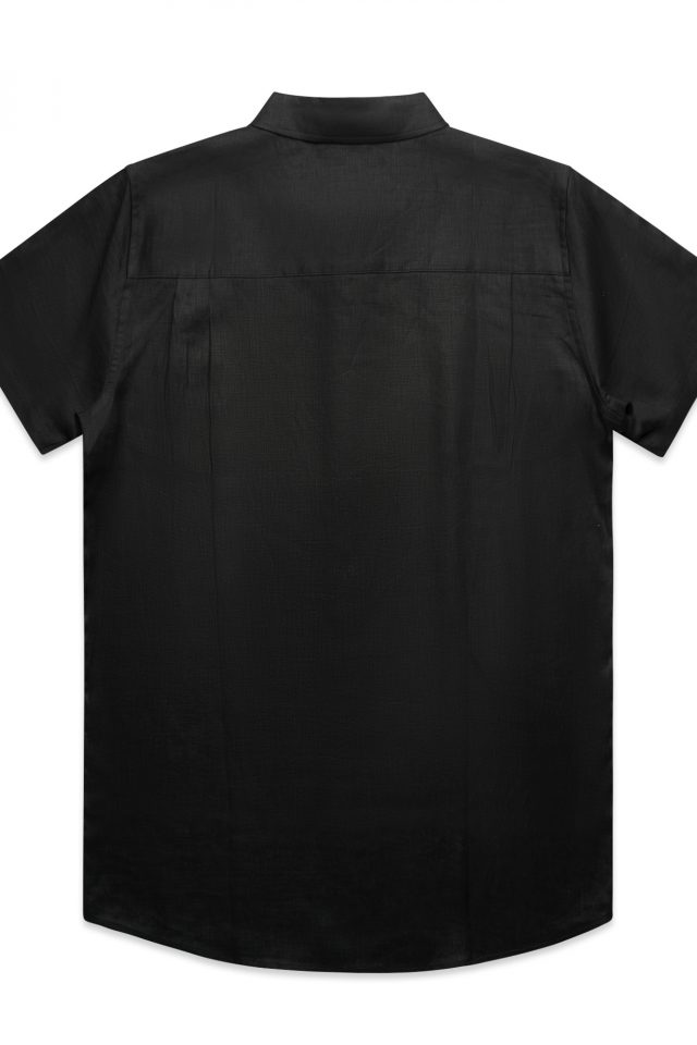 Mens AS Colour Shirt | Business Work Shirts | Mens Short Sleeve Black ...