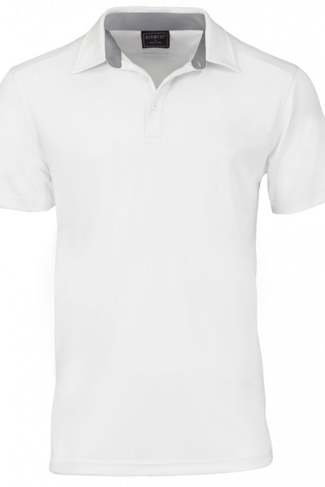 Men's Kahve Polo - White Platinum | The Uniform Edit